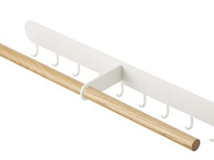 YAMAZAKI home 2513 رف ملحقات الحائط ، مقاس واحد ، أبيض