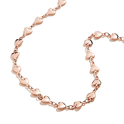 قلادة Alex and Ani للنساء ، سلسلة Love Heart من الخرز ، لمسة نهائية لامعة ، 18 بوصة قلادة Alex and Ani للنساء ، سلسلة Love Heart من الخرز ، لمسة نهائية لامعة ، 18 بوصة