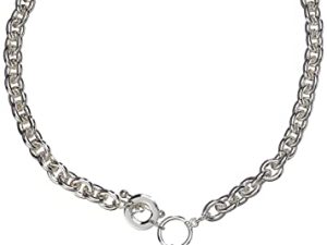 قلادة من GUESS Basic Crystal Graffiti Heart Toggle Pendant Necklace