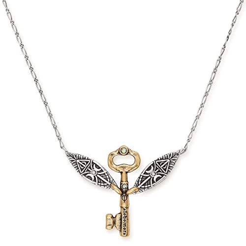 Alex and Ani Collaborations عقد سلسلة Harry Potter Alohomora للسيدات ، بلمسة نهائية رافائيلية بلونين ، 20 بوصة Alex and Ani Collaborations عقد سلسلة Harry Potter Alohomora للسيدات ، بلمسة نهائية رافائيلية بلونين ، 20 بوصة