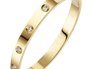 سوار الإسورة المحشو بالزركون المكعب من Jude Jewellers الكلاسيكي من الفولاذ المقاوم للصدأ