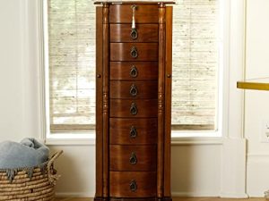 خلية النحل والعسل مجوهرات Francesca Armoire ، الجوز العتيقة