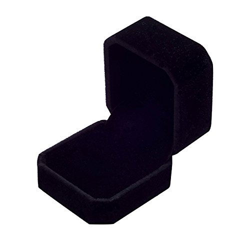 صندوق تخزين مجوهرات Wowagoga Velvet Ring صندوق هدايا ، أقراط حلقة مجوهرات مضادة لعرض الدعائم - أسود صندوق تخزين مجوهرات Wowagoga Velvet Ring صندوق هدايا ، أقراط حلقة مجوهرات مضادة لعرض الدعائم - أسود