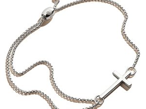 طقم مجوهرات نسائي من Alex and Ani Path of Symbols متطابق مع قلادة وسوار من الفضة الإسترليني