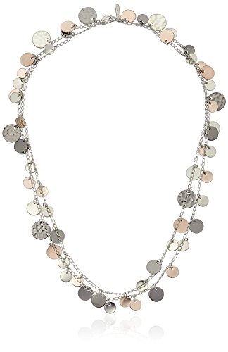 Nine West قلادة ثلاثية الألوان "كلاسيك" Tri Tone Strand ، 42 " Nine West قلادة ثلاثية الألوان "كلاسيك" Tri Tone Strand ، 42 "