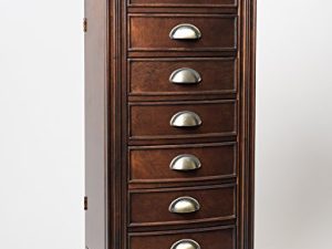 خلية النحل والعسل مجوهرات Alexa Armoire ، كبير ، WALNUT