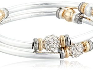 NINE WEST سوار الإسورة ثلاثي الألوان للنساء