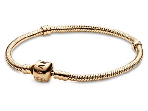 PANDORA Jewelry Iconic Moments Snake Chain Charm Bracelet
