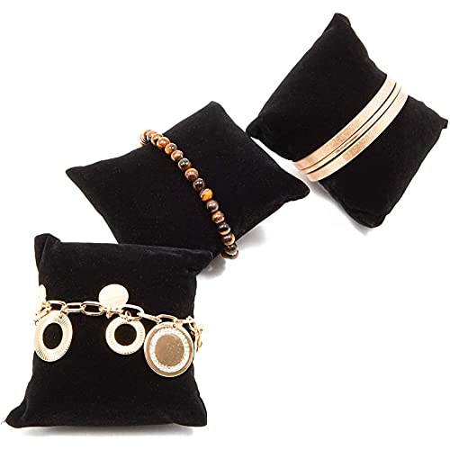 Juvale Bracelet Pillow Display 12 Pack Velvet Jewelry Display Pillow 3 × 3 بوصات - أسود Juvale Bracelet Pillow Display 12 Pack Velvet Jewelry Display Pillow 3 × 3 بوصات - أسود