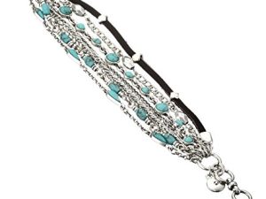 سوار Lucky Layer الفيروز المصغر من العلامة التجارية Lucky Brand