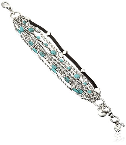 سوار Lucky Layer الفيروز المصغر من العلامة التجارية Lucky Brand سوار Lucky Layer الفيروز المصغر من العلامة التجارية Lucky Brand